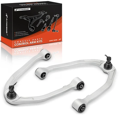 2 Pcs Front Upper Control Arm with Ball Joint