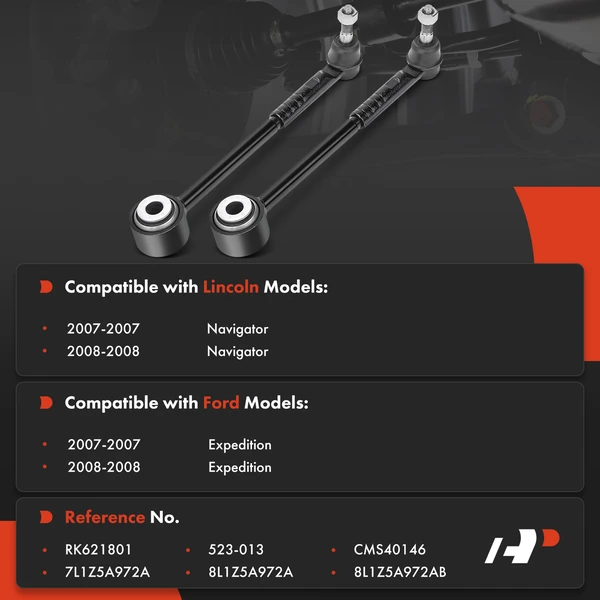 2-Pc Control Arm and Ball Joint Kit, Rear Upper Rearward with Ball Joint A-Premium APCA5899