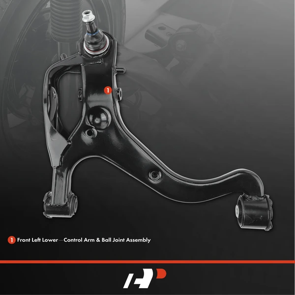 1-Pc Control Arm and Ball Joint Kit, Front Driver Lower with Ball Joint A-Premium APCA4294
