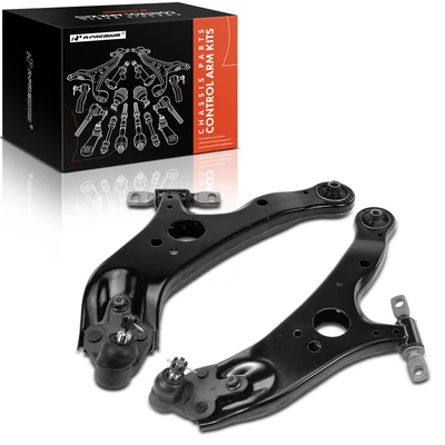 2 Pcs Front Lower Control Arm with Ball Joint
