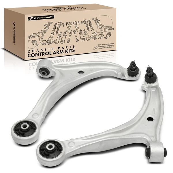 2005-2010 Honda Odyssey 2-Pc Control Arm and Ball Joint Kit, Front Lower with Ball Joint A-Premium APCA0157