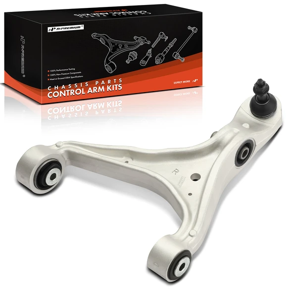 1-Pc Control Arm and Ball Joint Kit, Front Right Passenger Side with Ball Joint A-Premium APCA0165