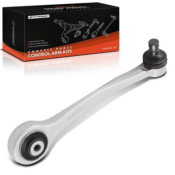 2011-2016 Audi A8 Quattro 1-Pc Control Arm and Ball Joint Kit, Front Driver Upper Forward with Ball Joint A-Premium APCA4304