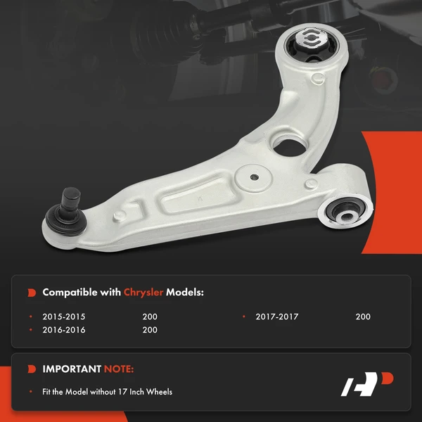 1-Pc Control Arm and Ball Joint Kit, Front Passenger Lower with Ball Joint A-Premium APCA4311