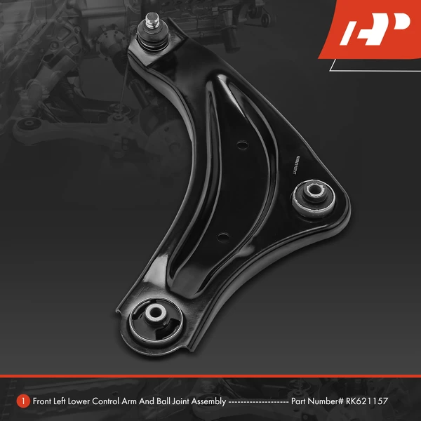 1-Pc Control Arm and Ball Joint Kit, Front Driver Lower with Ball Joint A-Premium APCA4312