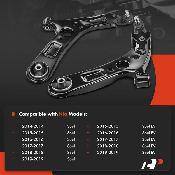 2-Pc Control Arm and Ball Joint Kit, Front Lower with Ball Joint A-Premium APCA7144