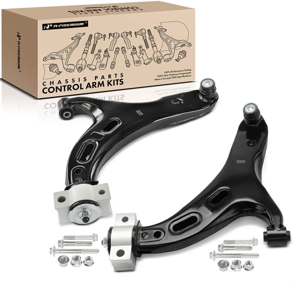 2-Pc Control Arm and Ball Joint Assembly Kit, Front Driver & Passenger Lower with Ball Joint A-Premium APCA5914