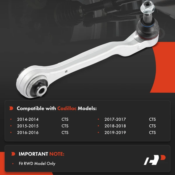 1-Pc Control Arm and Ball Joint Kit, Front Passenger Lower Rearward with Ball Joint A-Premium APCA4316