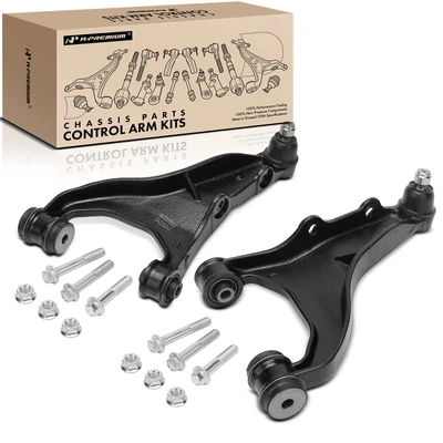 2 Pcs Rear Upper Control Arm & Ball Joint Assembly