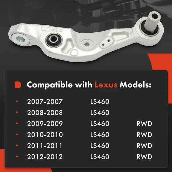 1-Pc Control Arm and Ball Joint Kit, Front Passenger Lower Rearward with Ball Joint A-Premium APCA5421