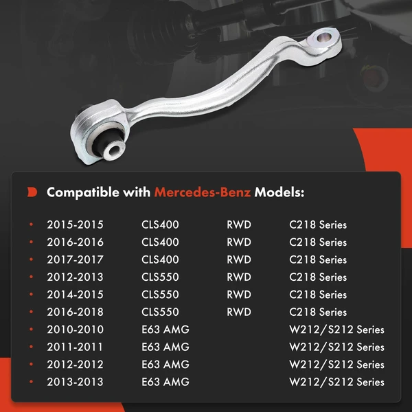 1-Pc Control Arm, Front Driver Lower Rearward A-Premium APCA8132