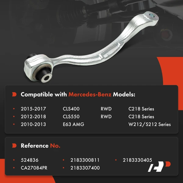 1-Pc Control Arm, Front Passenger Lower Rearward A-Premium APCA8133