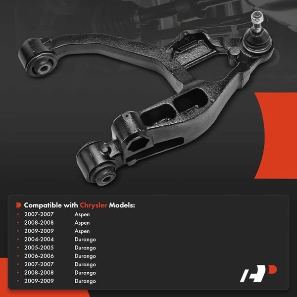 1-Pc Control Arm and Ball Joint Kit, Front Driver Lower with Ball Joint A-Premium APCA4331