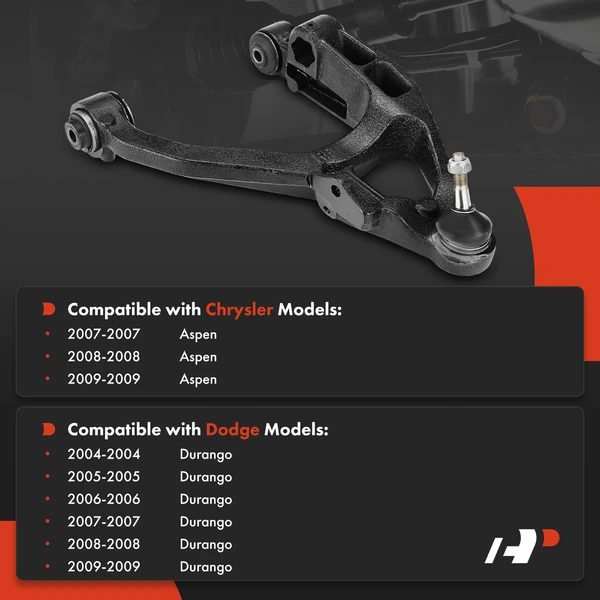 1-Pc Control Arm and Ball Joint Kit, Front Passenger Lower with Ball Joint A-Premium APCA4332
