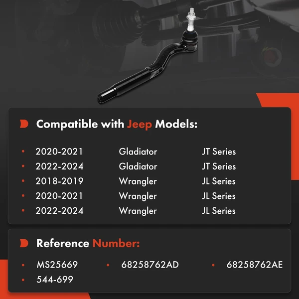 Tie Rod End Front Driver Outer A-Premium APCA9464
