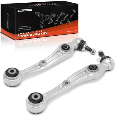2 Pcs Front Lower Rearward Control Arm & Ball Joint Assembly