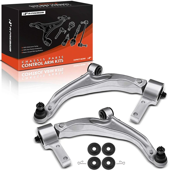 2-Pc Control Arm and Ball Joint Kit, Front Lower with Ball Joint A-Premium APCA0179