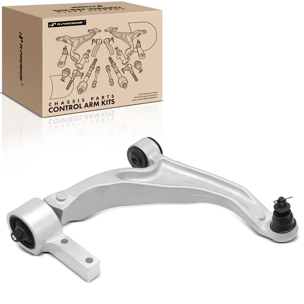 1-Pc Control Arm and Ball Joint Kit, Front Passenger Lower with Ball Joint A-Premium APCA0180