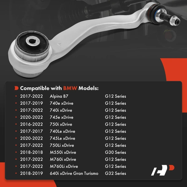 1-Pc Control Arm and Ball Joint Kit, Front Driver Lower Forward with Ball Joint A-Premium APCA8137