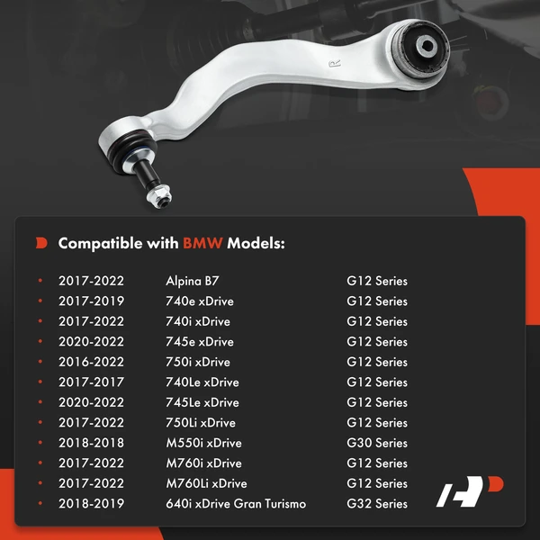 1-Pc Control Arm and Ball Joint Kit, Front Passenger Lower Forward with Ball Joint A-Premium APCA8138