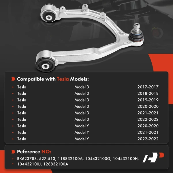 1-Pc Control Arm and Ball Joint Kit, Front Driver Upper with Ball Joint A-Premium APCA6309