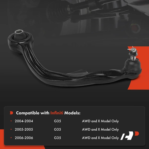 1-Pc Control Arm with Ball Joint, Front Side with Ball Joint A-Premium APCA8494