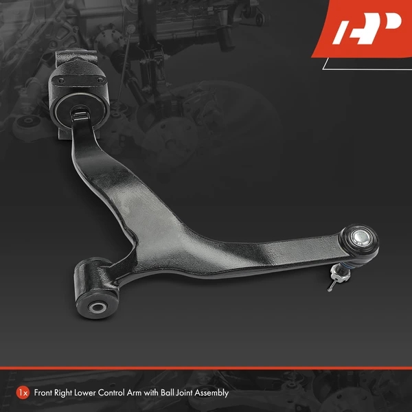 1-Pc Control Arm and Ball Joint Kit, Front Passenger Lower with Ball Joint A-Premium APCA7254