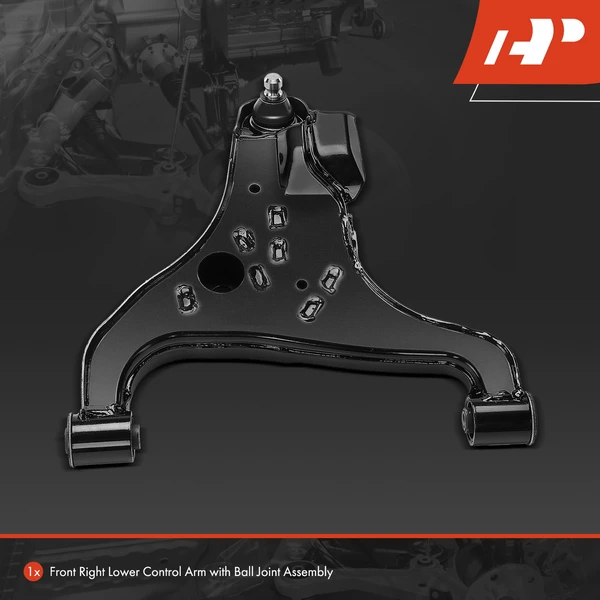 1-Pc Control Arm and Ball Joint Kit, Front Passenger Lower with Ball Joint A-Premium APCA7258
