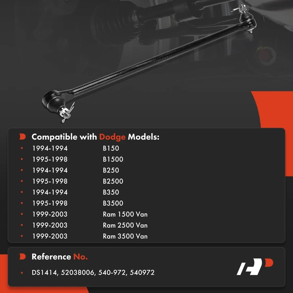 1-Pc Steering Drag Link A-Premium APCA9477
