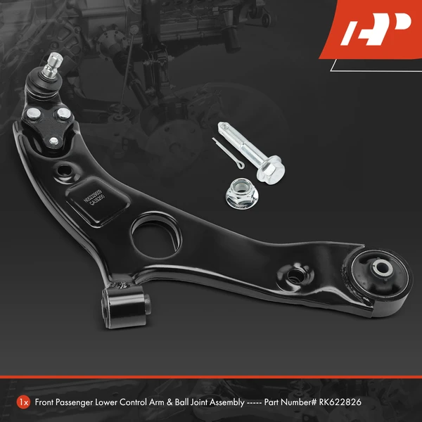 1-Pc Control Arm and Ball Joint Kit, Front Passenger Lower with Ball Joint A-Premium APCA5701