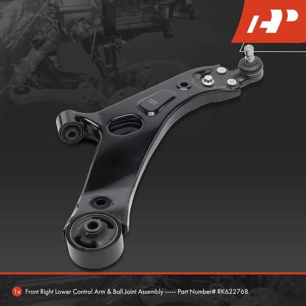 1-Pc Control Arm and Ball Joint Kit, Front Passenger Lower with Ball Joint A-Premium APCA5703