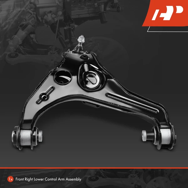 1-Pc Control Arm and Ball Joint Kit, Front Passenger Lower with Ball Joint A-Premium APCA4676