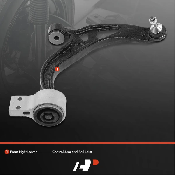 1-Pc Control Arm and Ball Joint Kit, Front Passenger Lower with Ball Joint A-Premium APCA4678