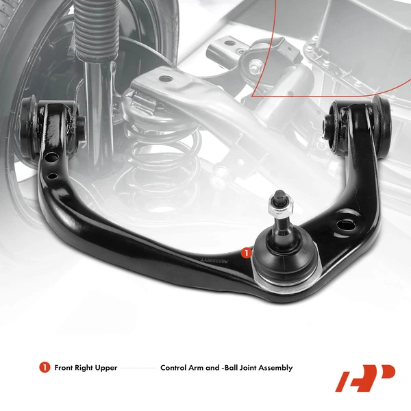 1-Pc Control Arm and Ball Joint Kit, Front Passenger Upper with Ball Joint A-Premium APCA4133