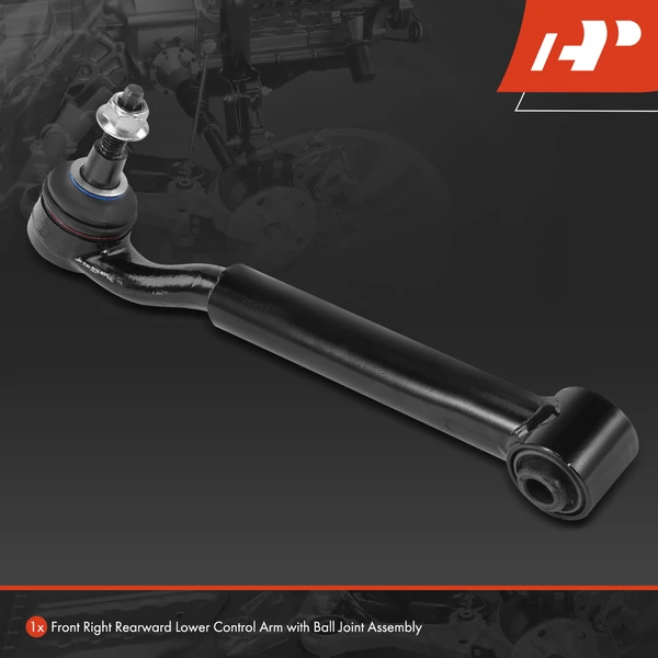 1-Pc Control Arm and Ball Joint Kit, Front Passenger Lower Rearward with Ball Joint A-Premium APCA4135