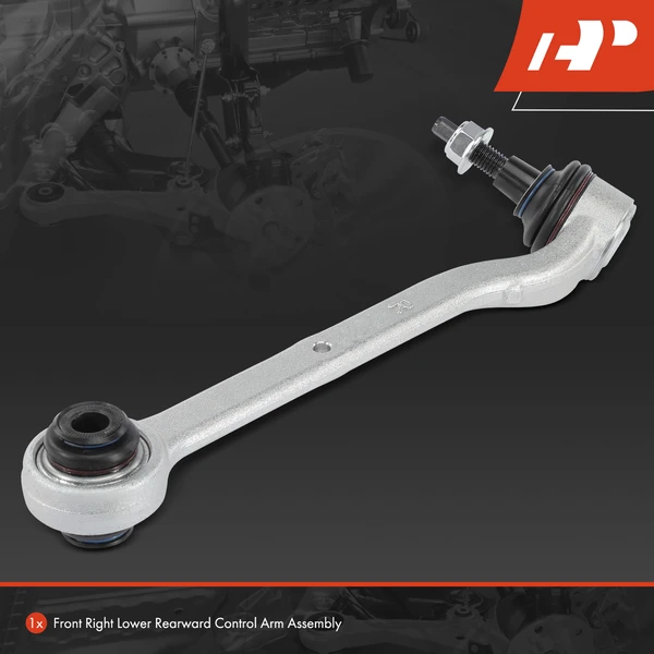 1-Pc Control Arm and Ball Joint Kit, Front Passenger Lower Rearward with Ball Joint A-Premium APCA4137