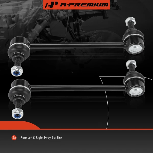 Sway Bar Link, Rear Side, A-Premium APCA6648