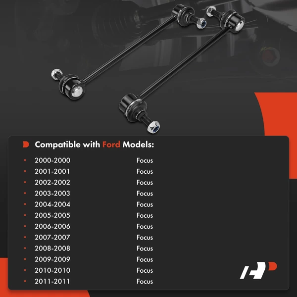 Sway Bar Link, Front Side, A-Premium APCA4706