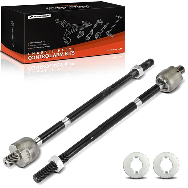 2 Pcs Inner Tie Rod End for Volkswagen VW Beetle 98-10 Golf 99-06 Jetta 99-05