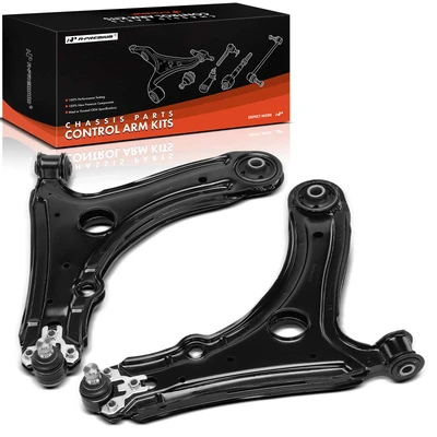 2 Pcs Front Lower Control Arm & Ball Joint Kit