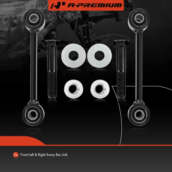 Sway Bar Link, Front Side, A-Premium APCA6659