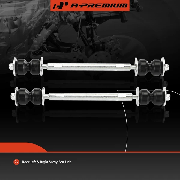 Sway Bar Link, Rear Side, A-Premium APCA6661