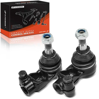 2 Pcs Front Outer Steering Tie Rod End