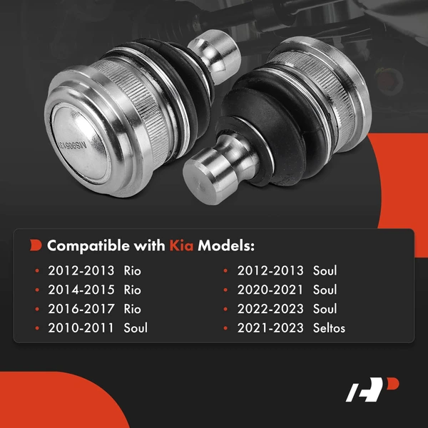 2 Pcs Front Lower Ball Joint for Kia Rio 2012-2017 Seltos Soul