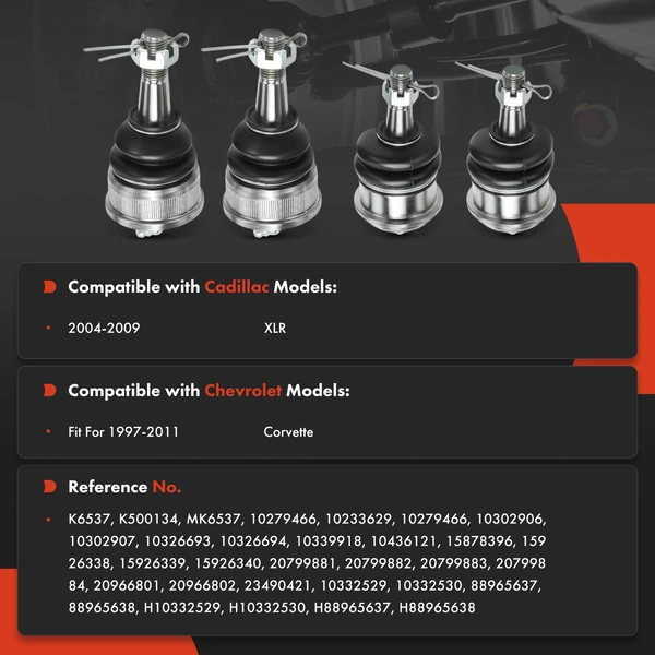 Ball Joint Front Lower & Upper A-Premium APCA7590