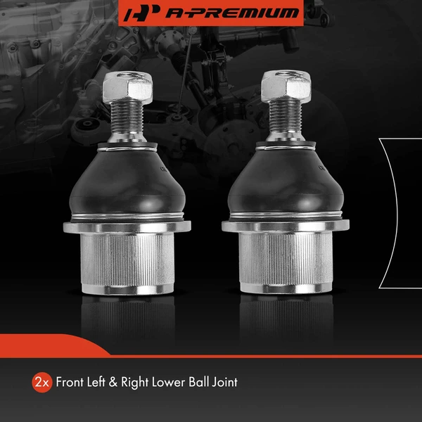 2 Pcs Front Lower Ball Joints for Land Rover Range Rover 1996-2002 Discovery 1999-2004