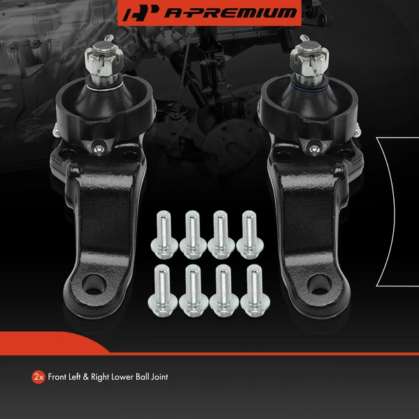 2 Pcs Front Lower Ball Joint for Toyota Sequoia 2004-2007 Tundra