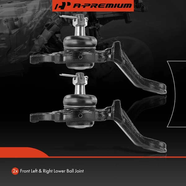 2 Pcs Front Lower Suspension Ball Joint Kit for Toyota Sequoia Tundra 2003