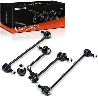 4 Pcs Front & Rear Sway Bar Link with Ball Joint