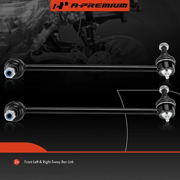 Sway Bar Link, Front Side, A-Premium APCA6681